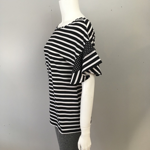 New! Cleo Striped Shirt - Picture 3 of 7